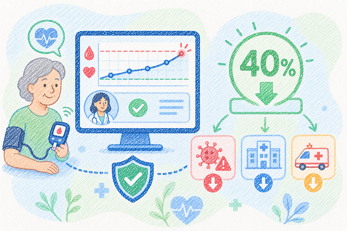 40% menos probabilidad de complicaciones